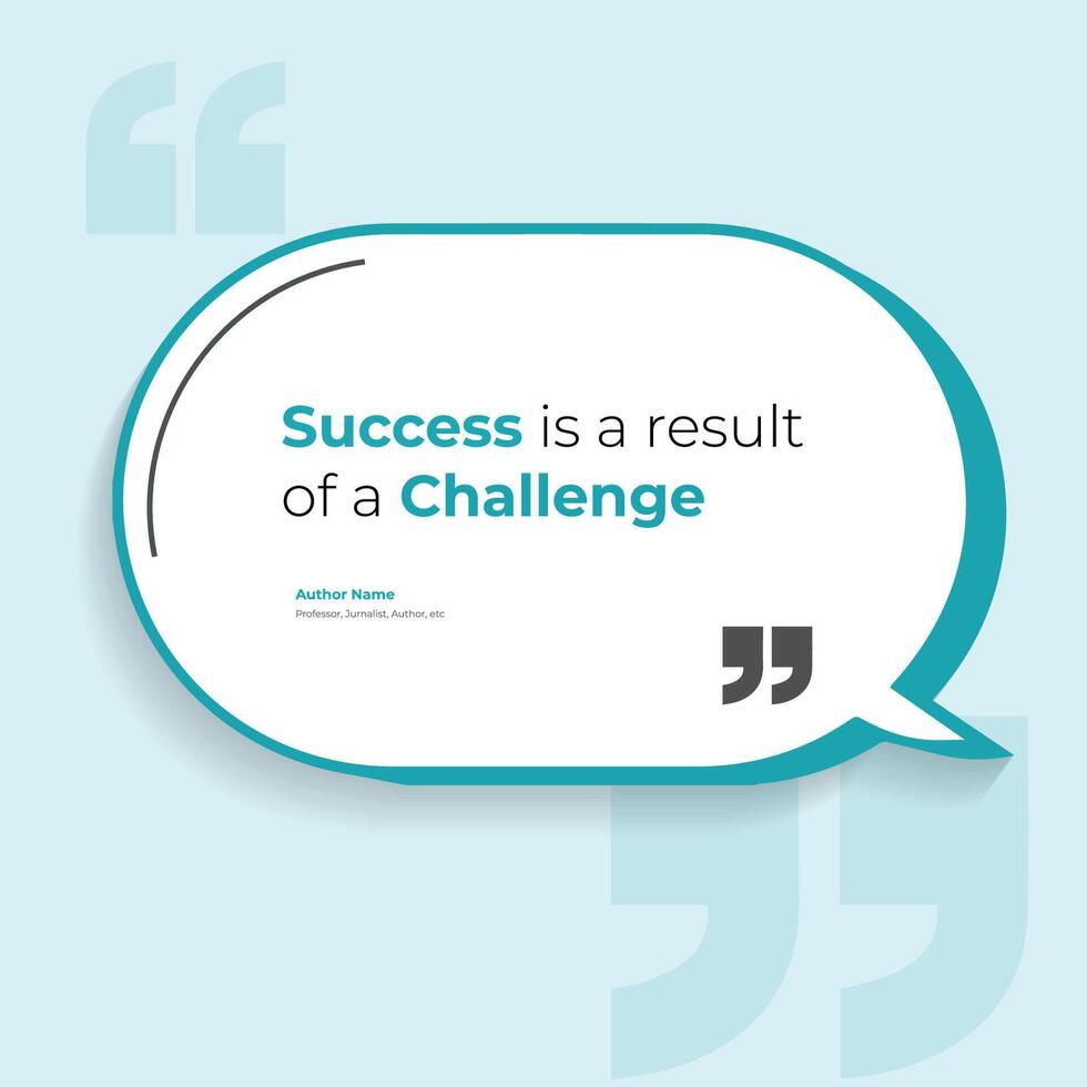 Bubble testimonial banner, quote, infographic. Social media post template designs for quotes. Empty speech bubbles, quote bubbles and text box vector