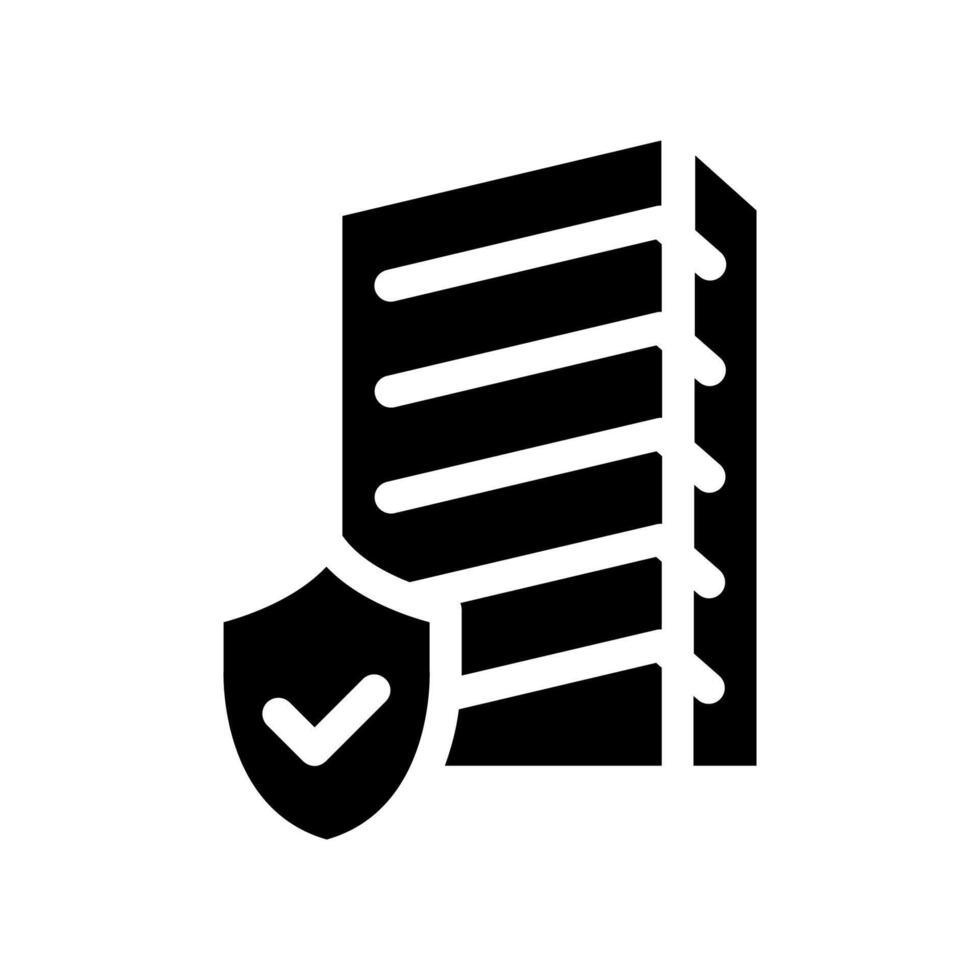 Simple icon home insurance vector