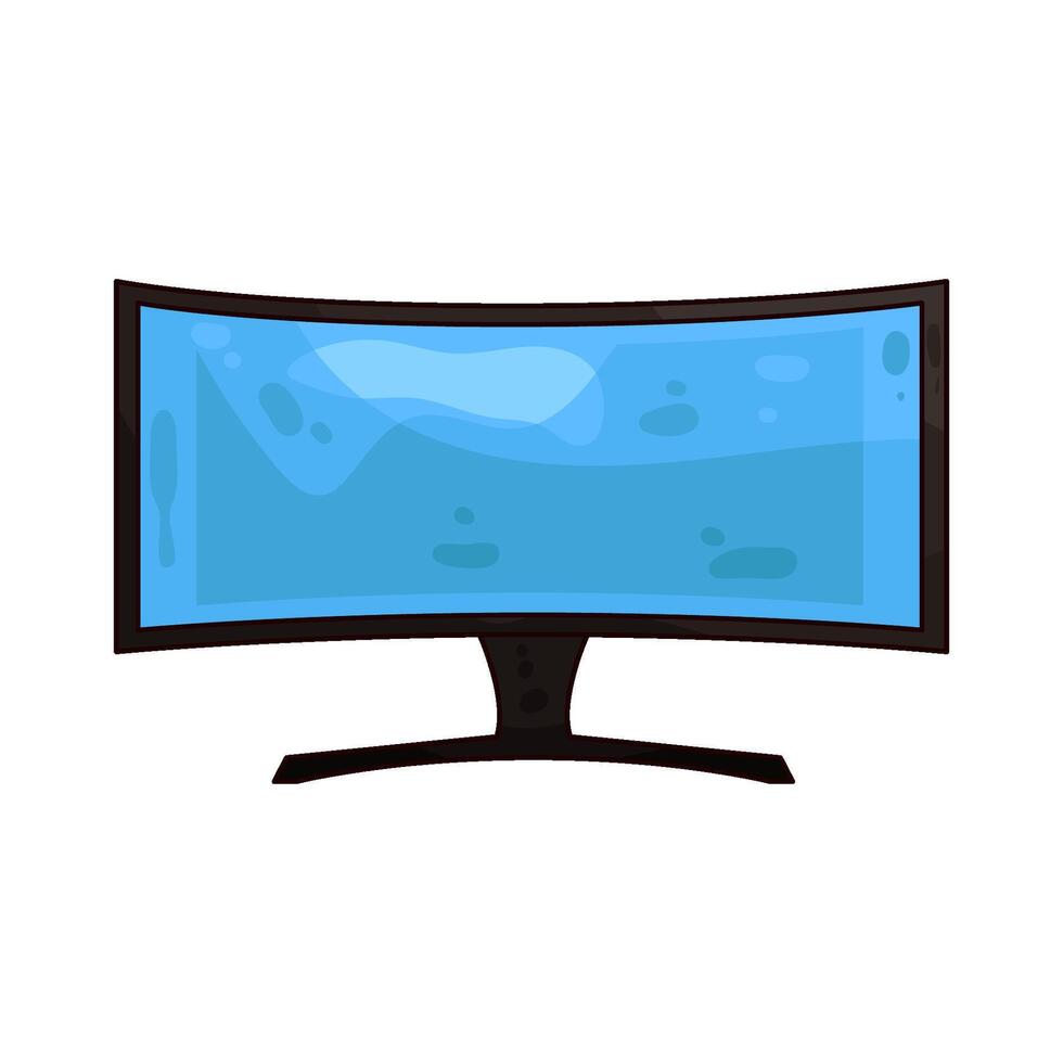 Illustration of gaming pc vector