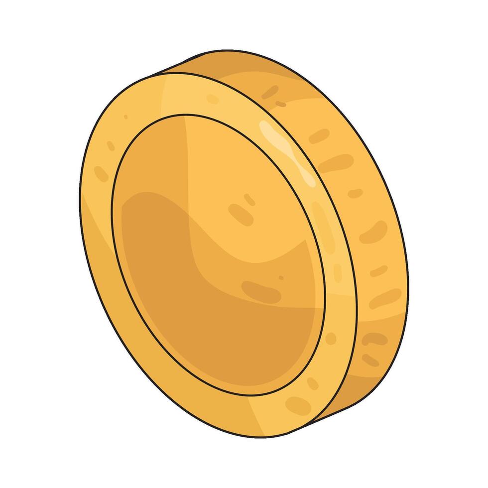 Illustration of coin vector