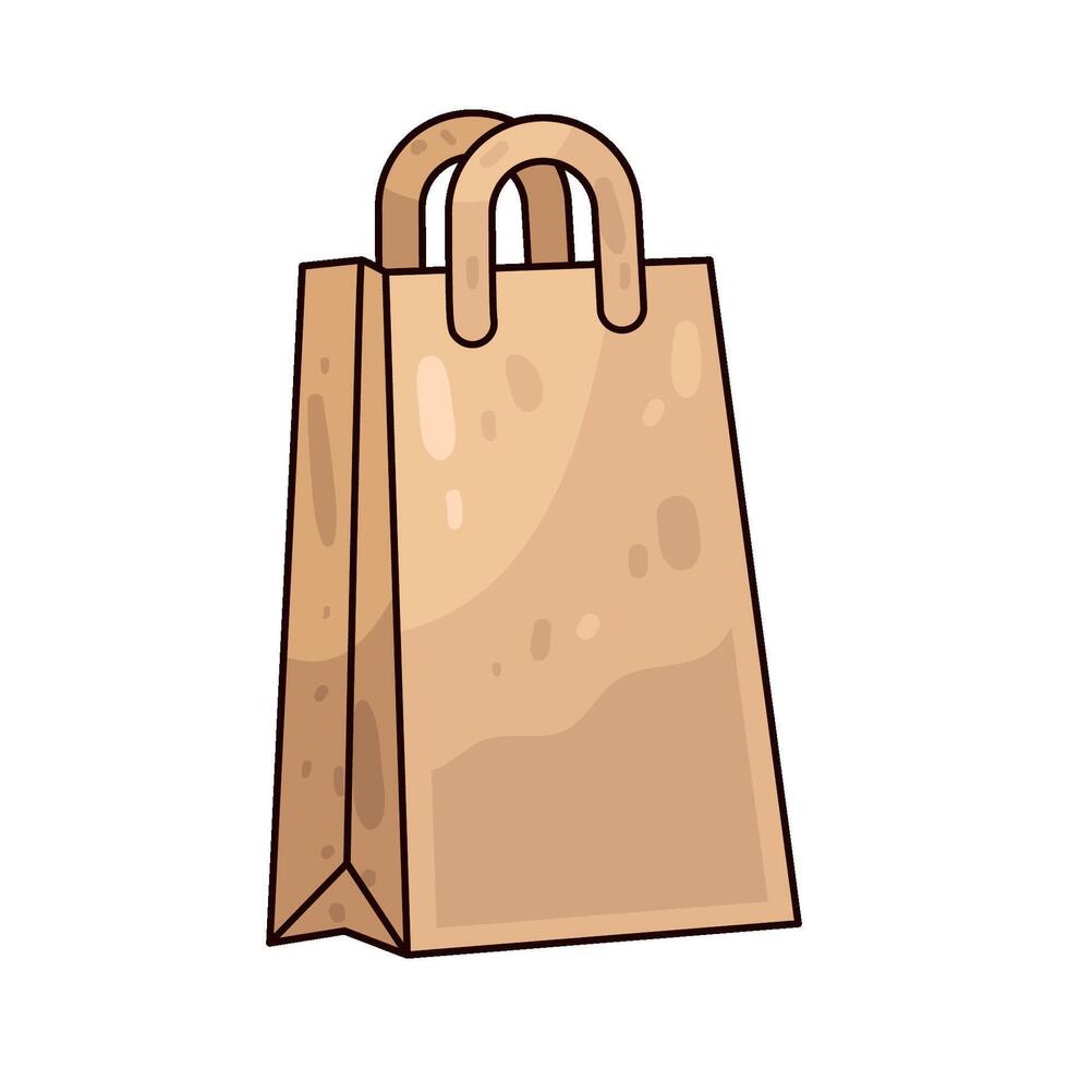 Illustration of shopping bag vector