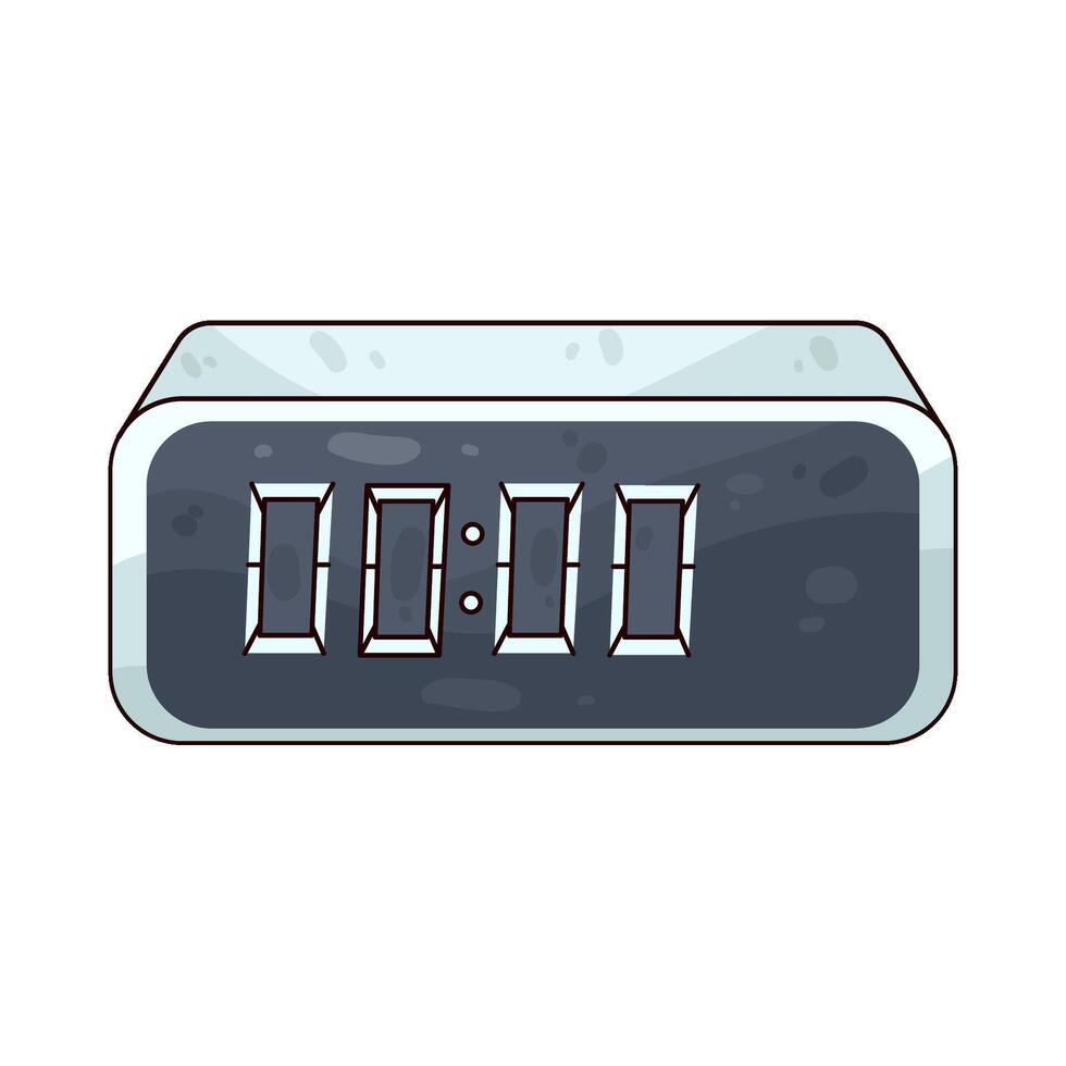 Illustration of digital Clock vector