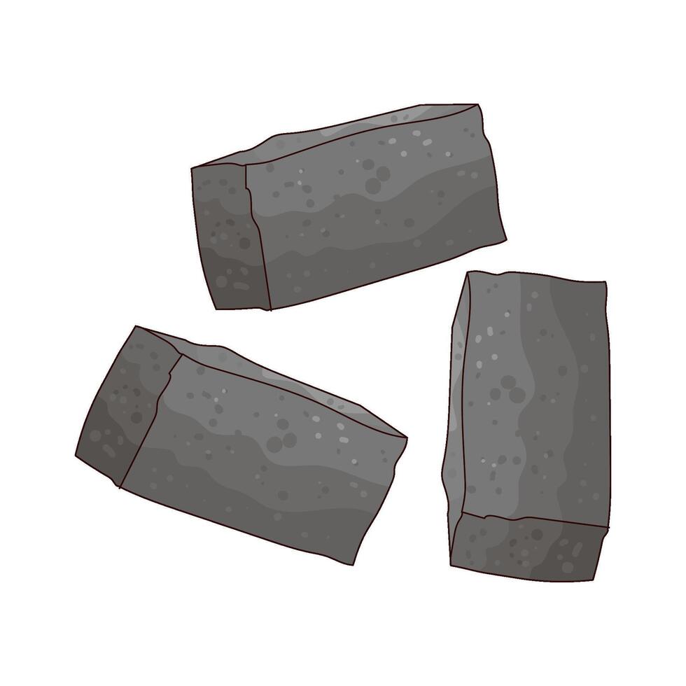 Illustration of concrete block vector