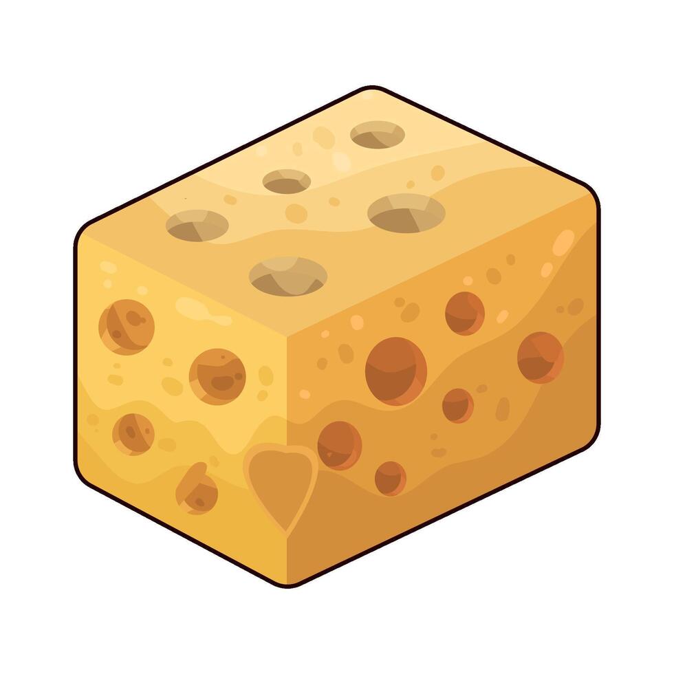 Illustration of cheese vector