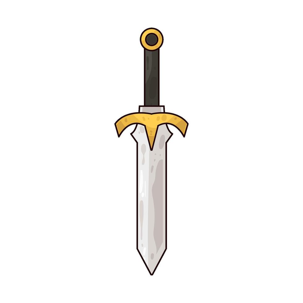 Illustration of sword vector