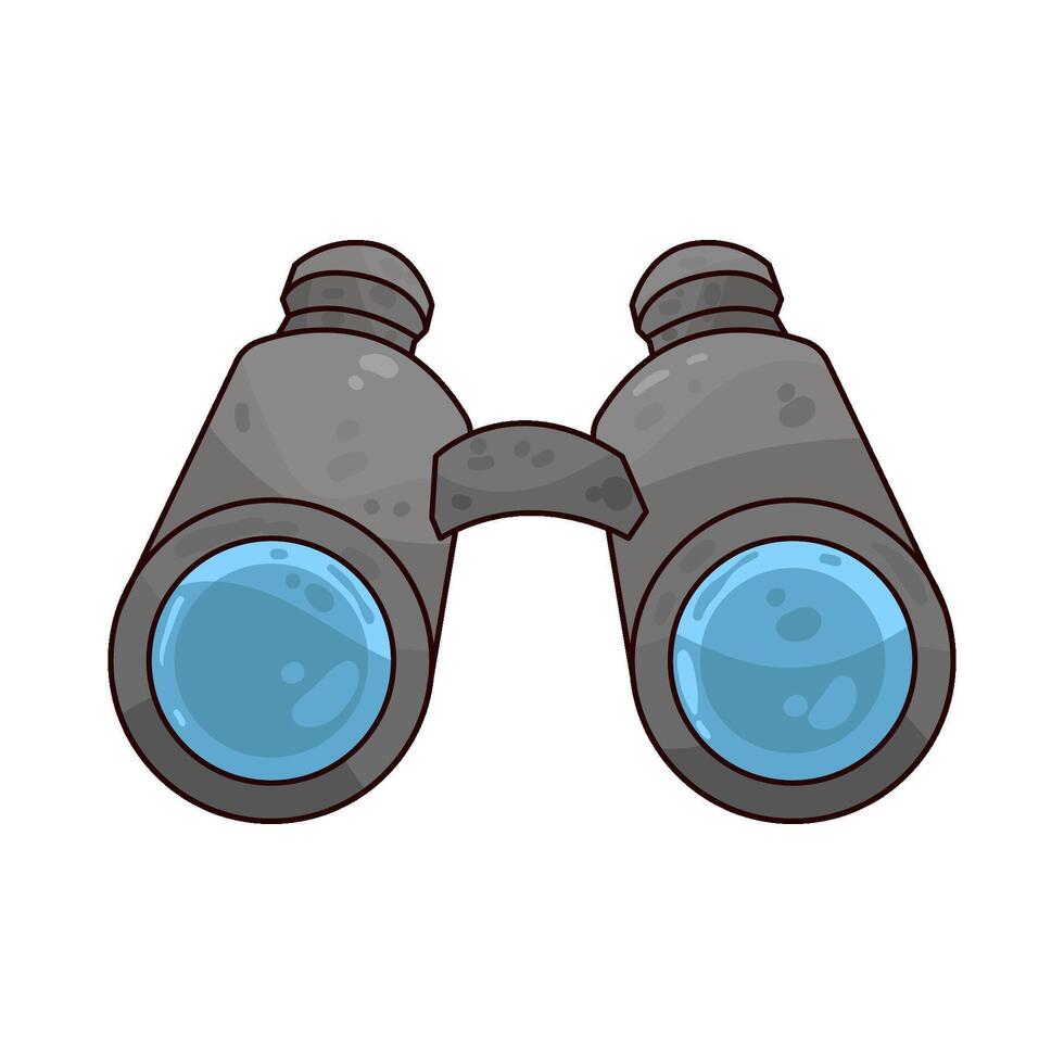 Illustration of binoculars vector