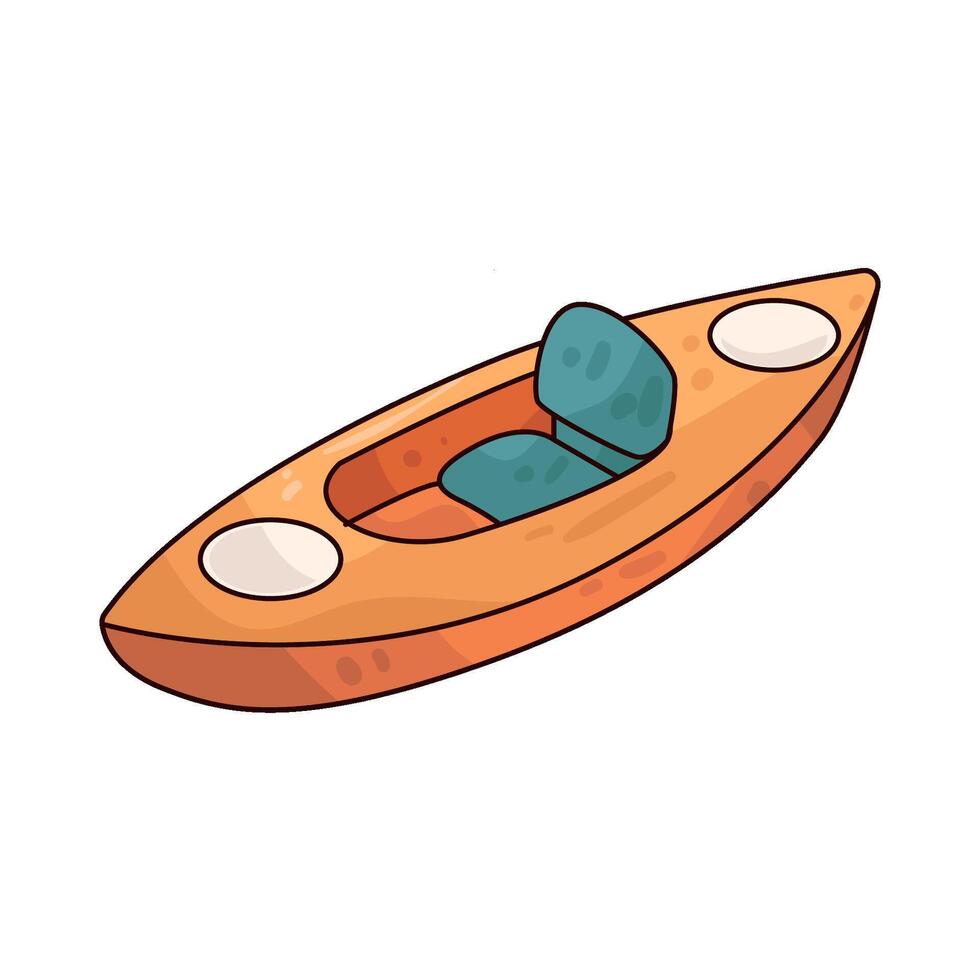 Illustration of kayak vector