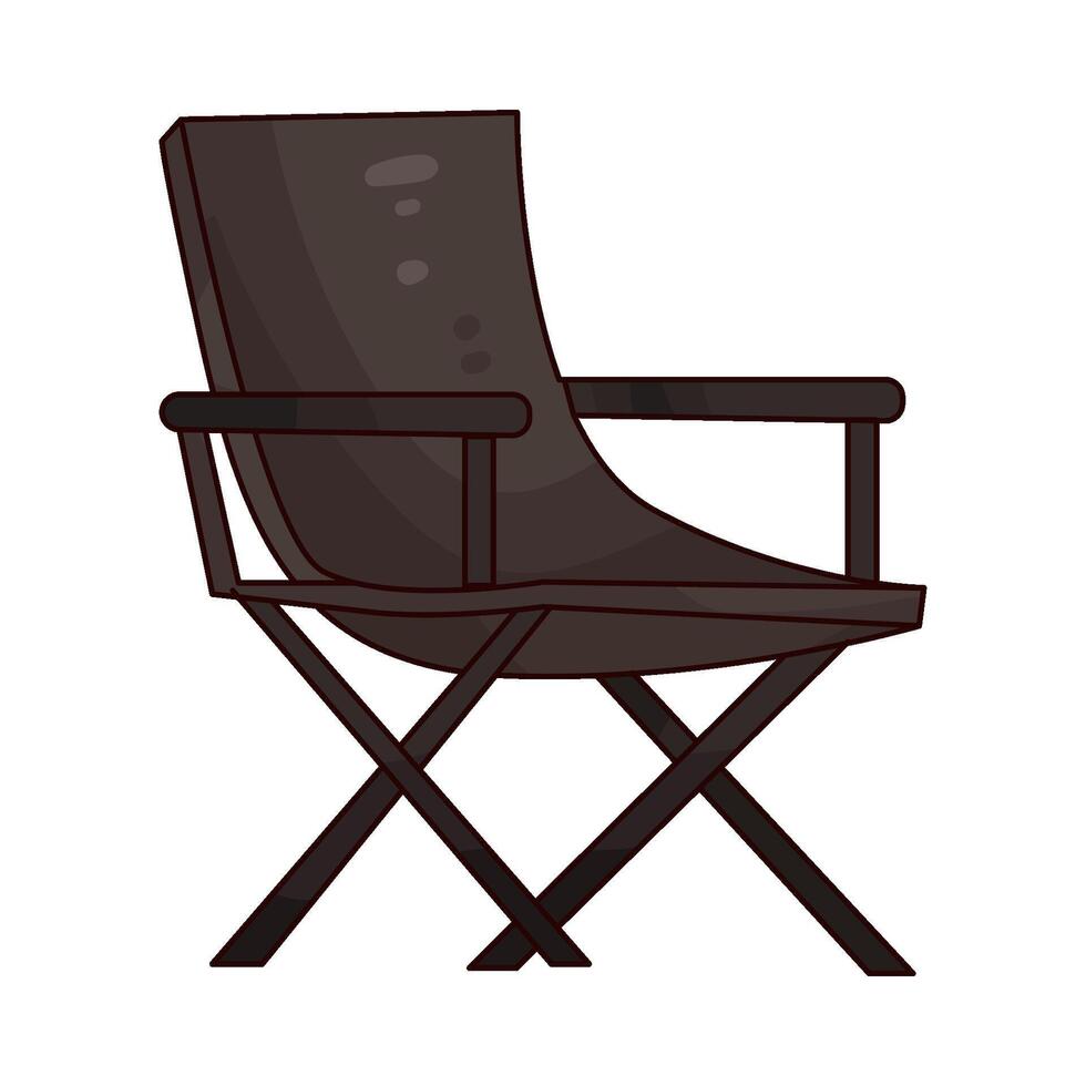Illustration of Camping Chair vector