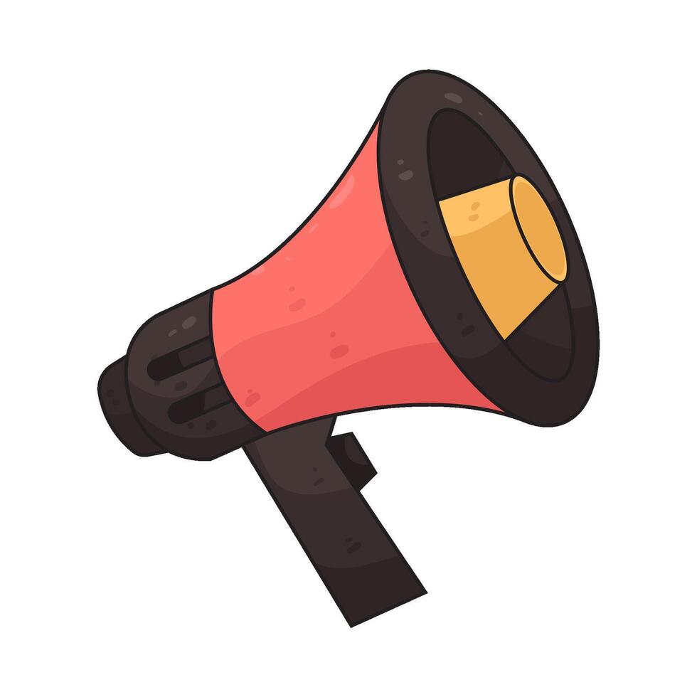 Illustration of Megaphone vector