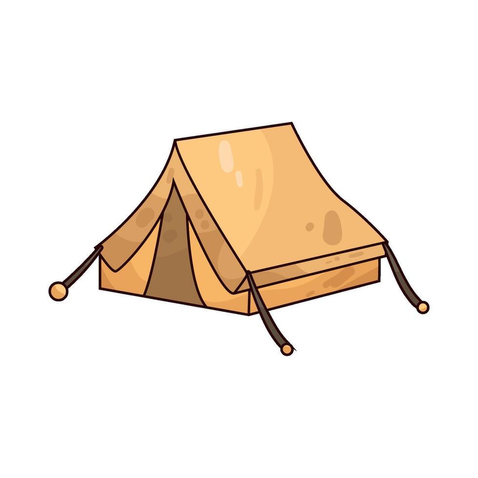 Illustration of tent vector