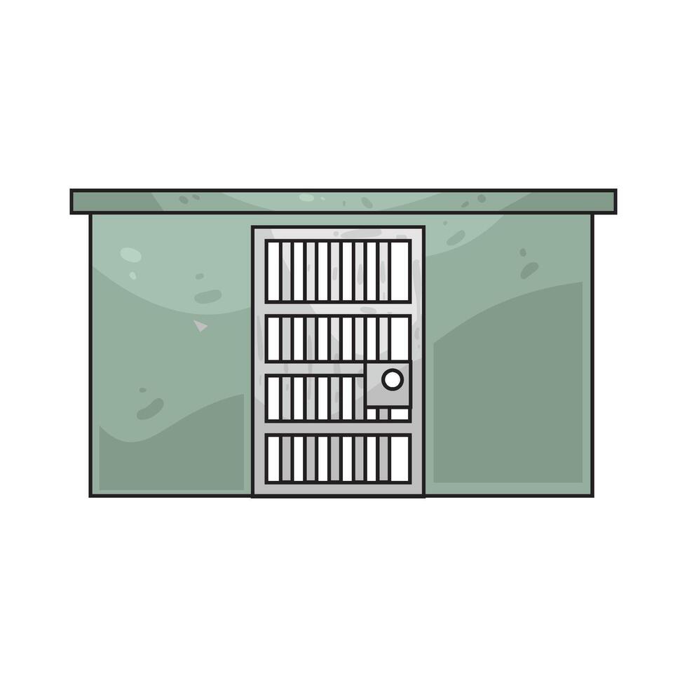 Illustration of prison vector