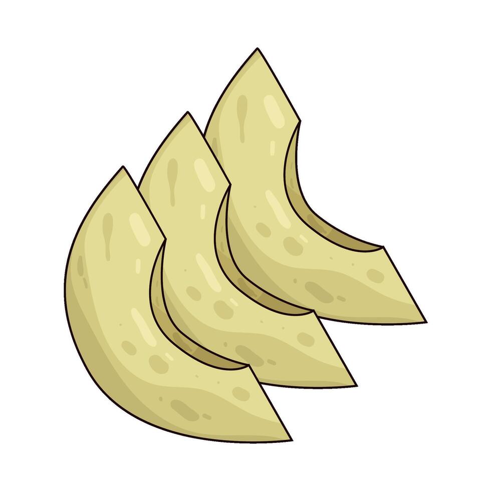 Illustration of Avocado Slice vector