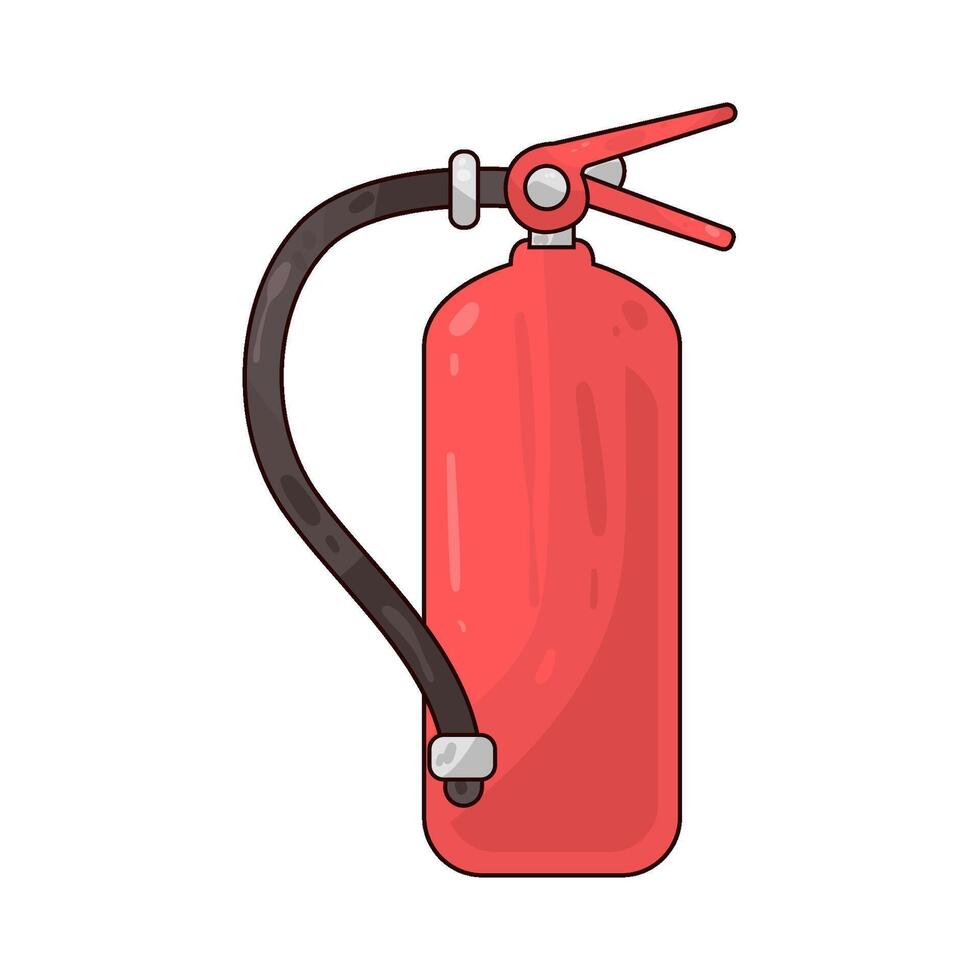 Illustration of Fire Extinguisher vector