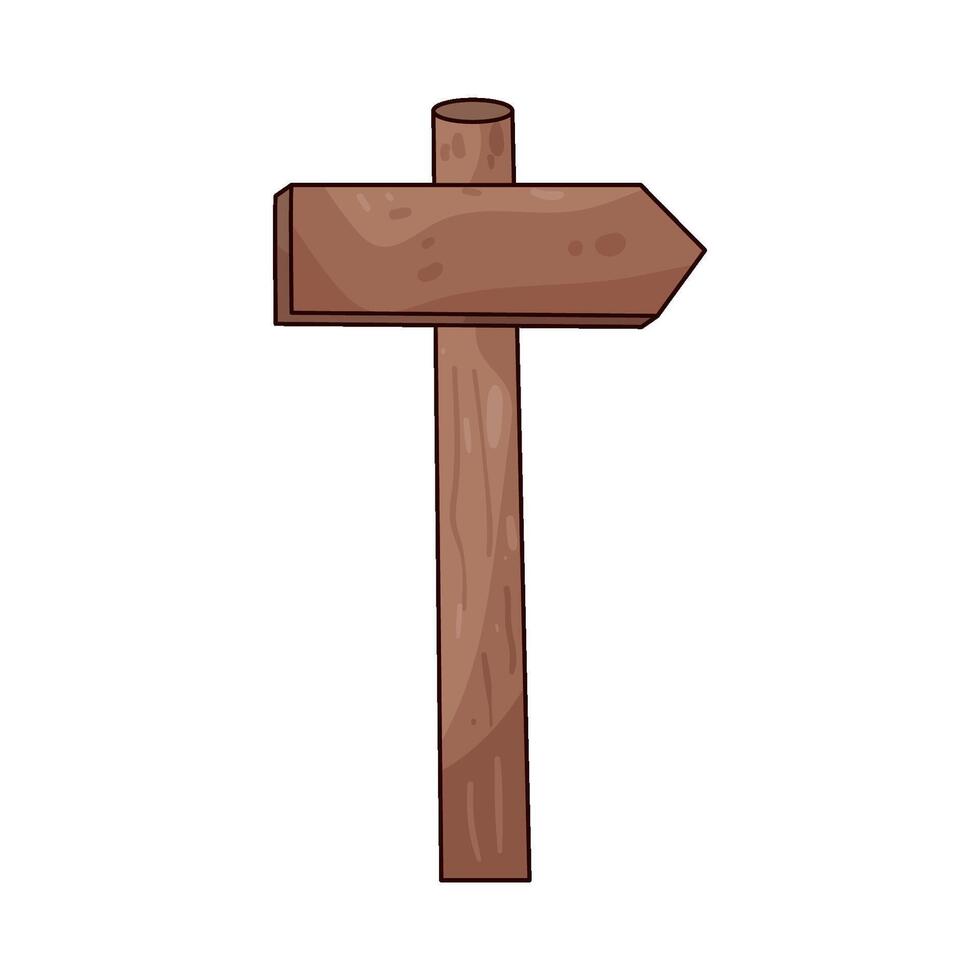 Illustration of Trail Sign vector
