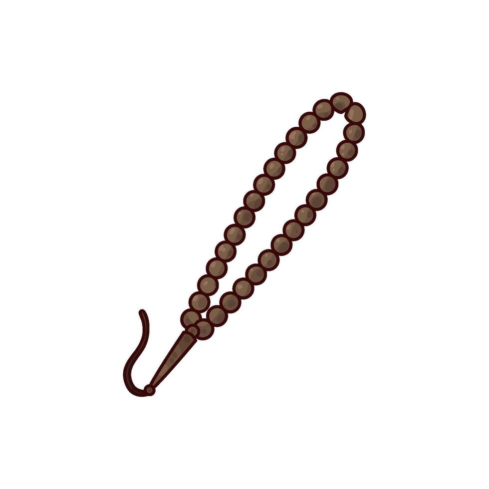 Illustration of prayer beads vector