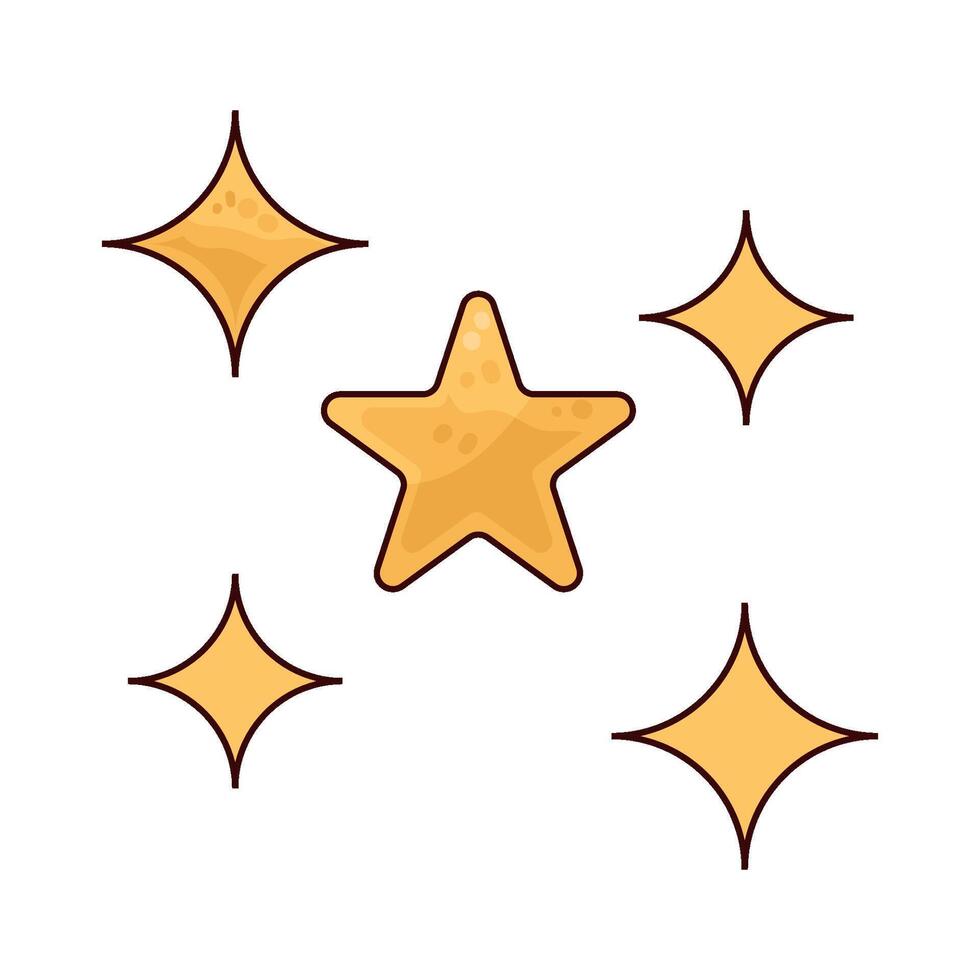 Illustration of star vector