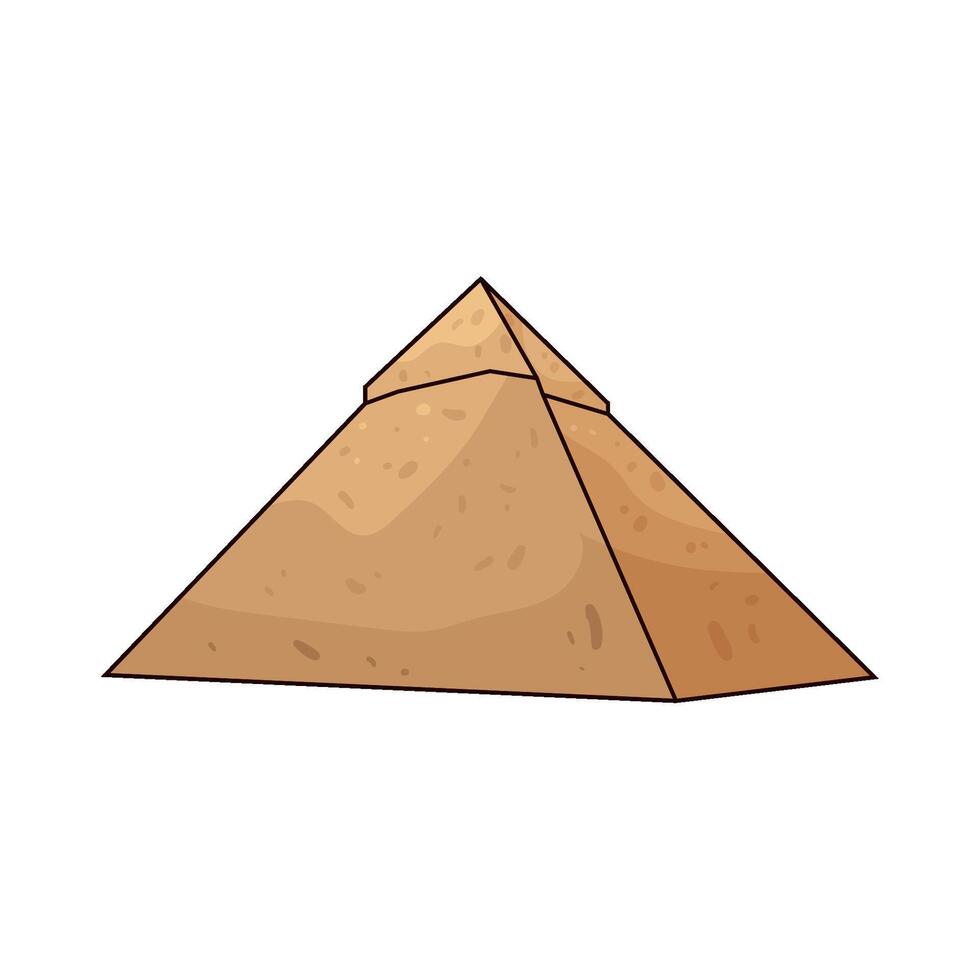 Illustration of Egyptian pyramids vector