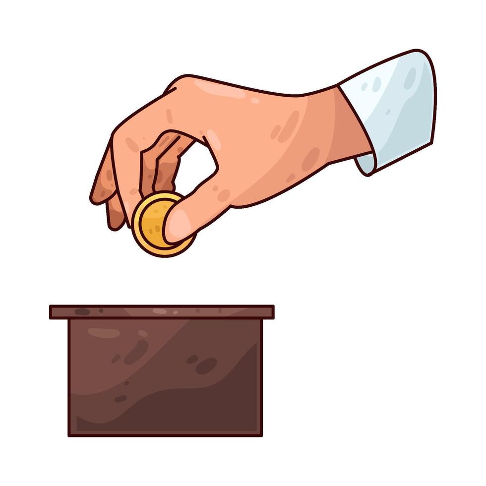 Illustration of Infaq vector