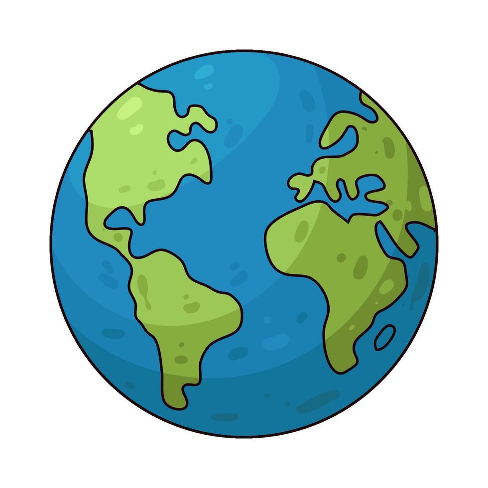 Illustration of earth vector