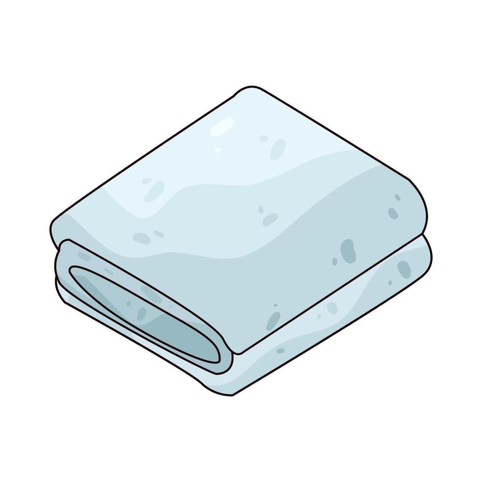Illustration of towel vector
