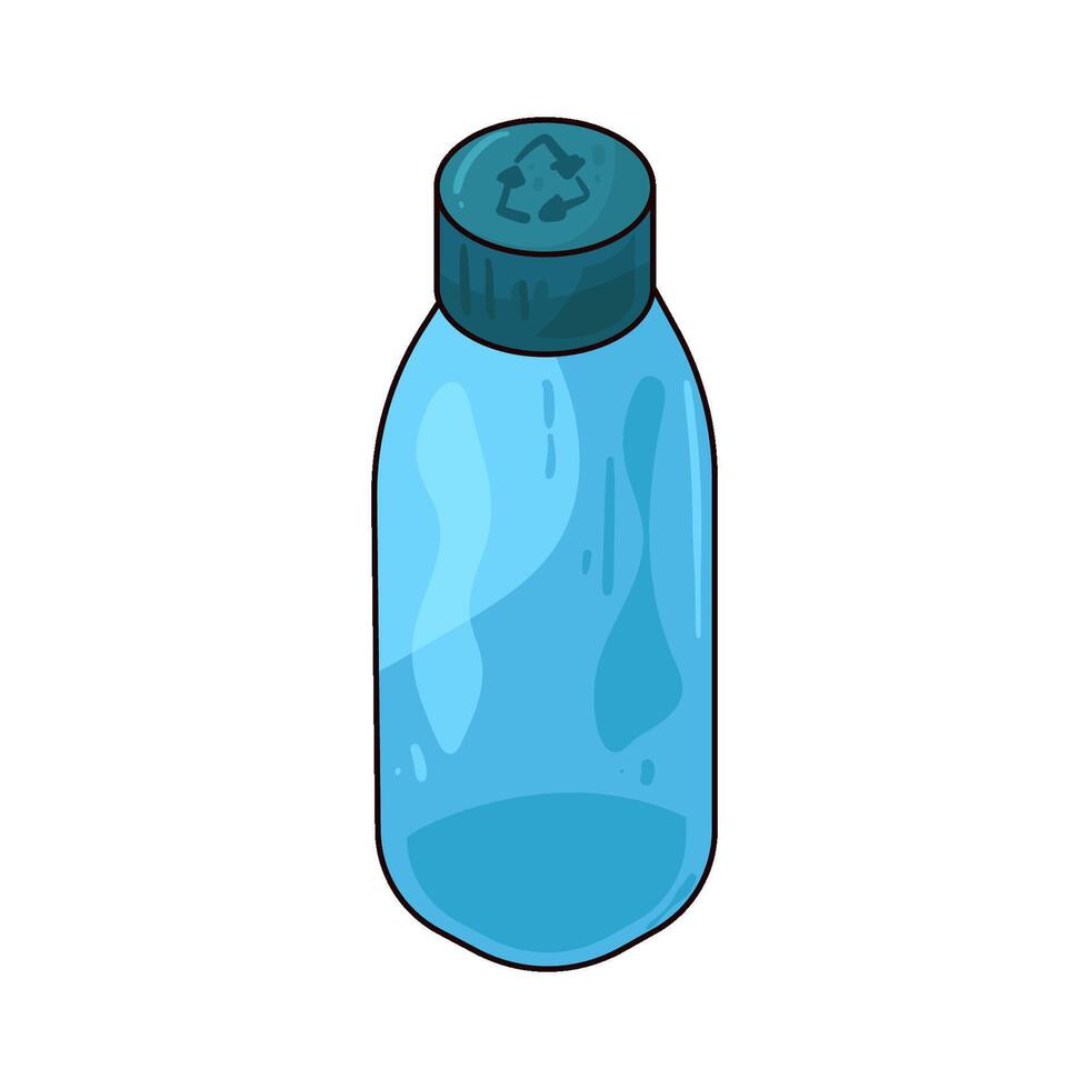 Illustration of reusable bottle vector
