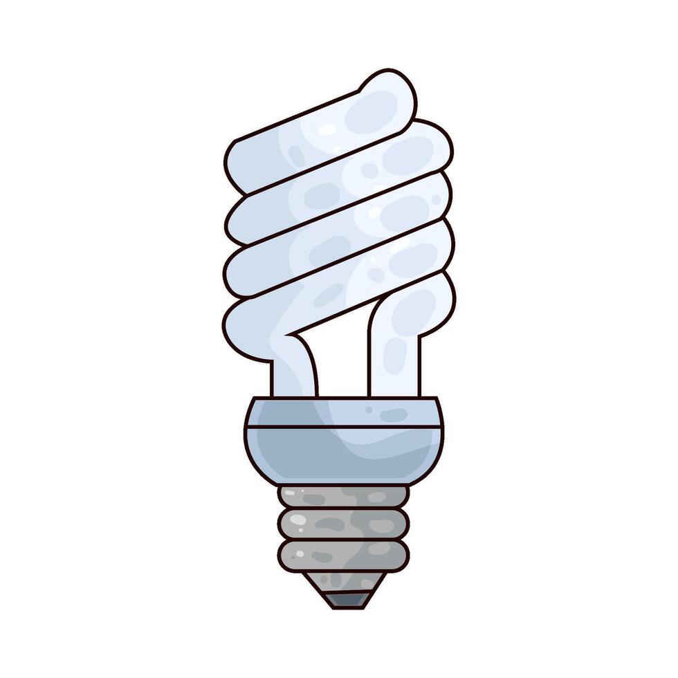 Illustration of light bulb vector