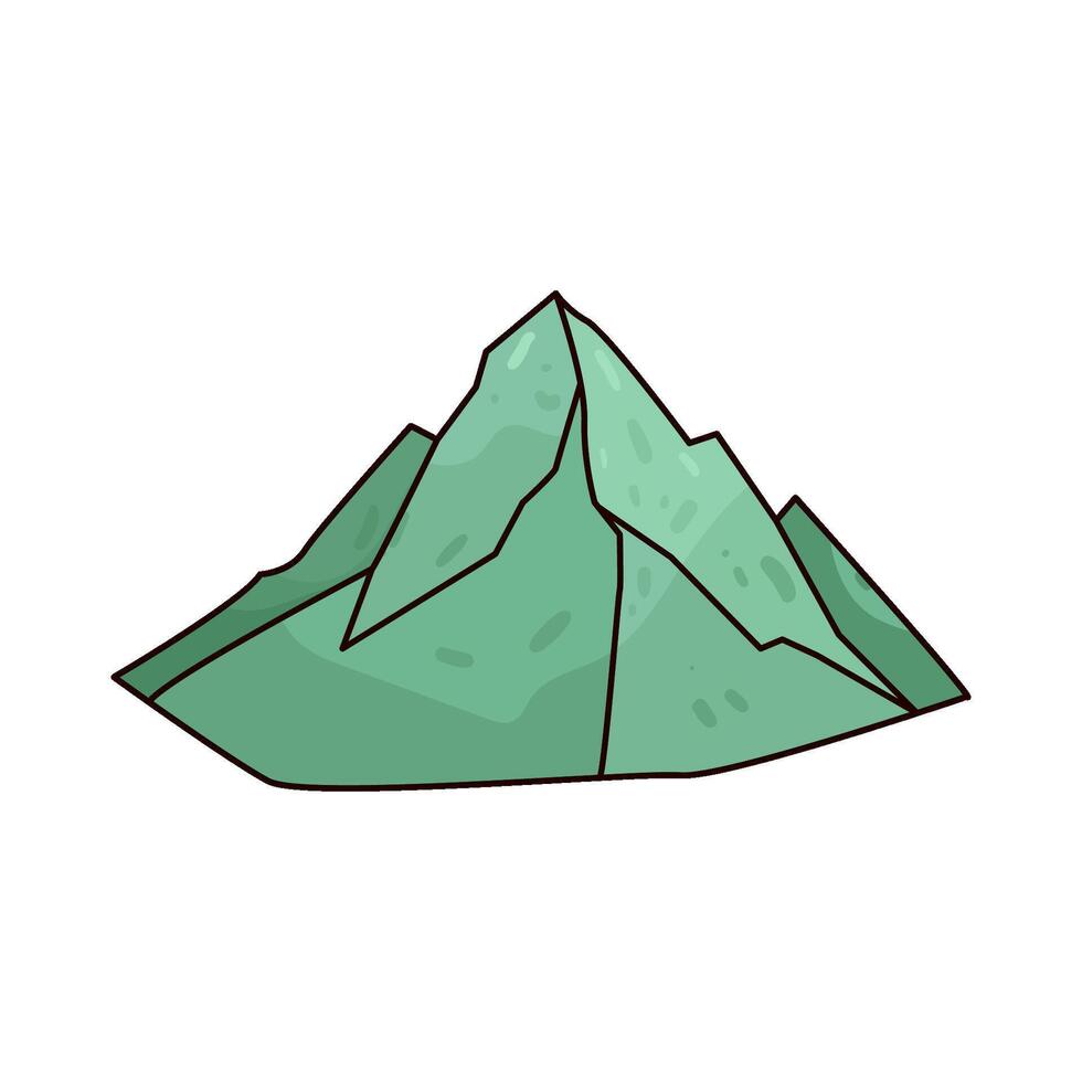 Illustration of mountain vector