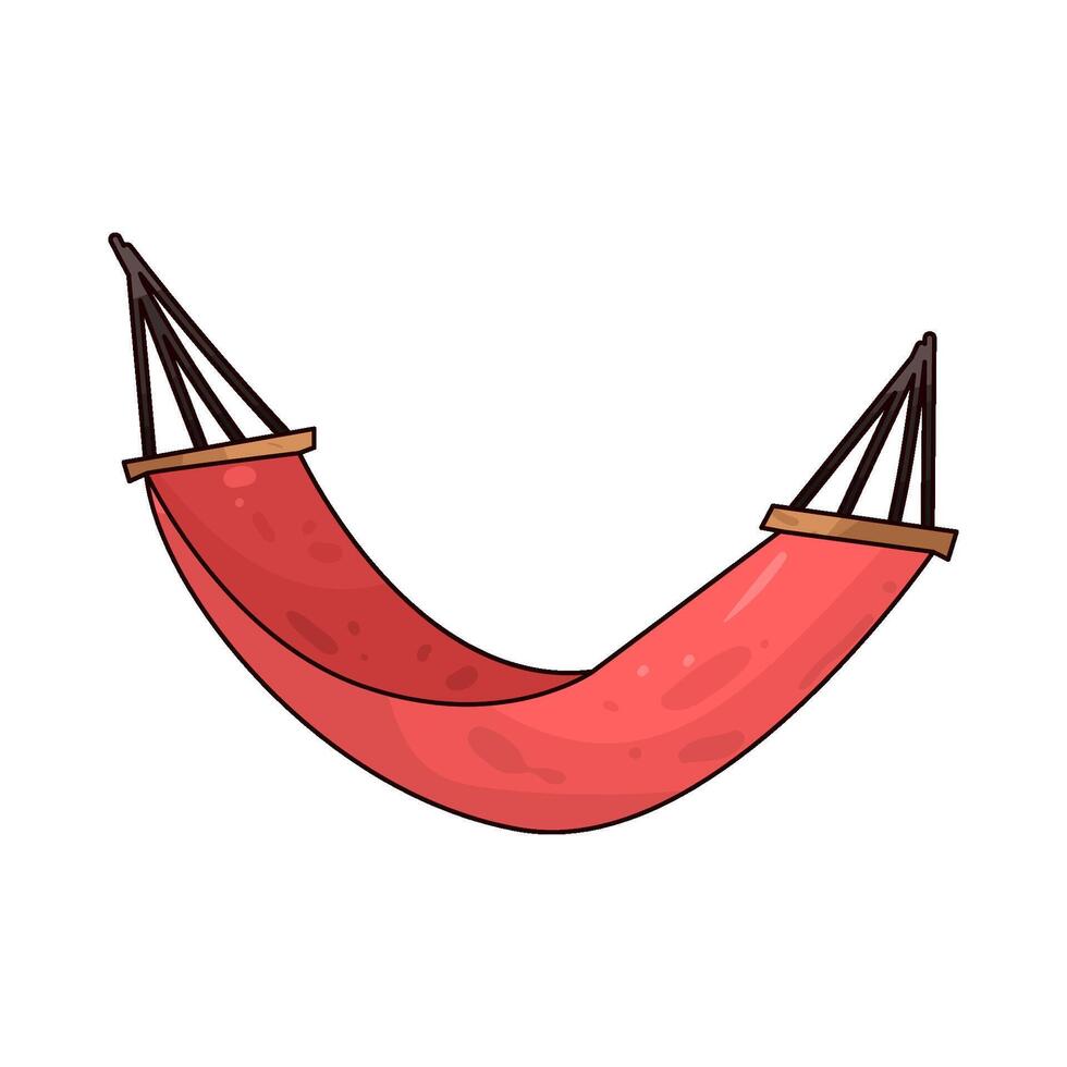 Illustration of hammock vector