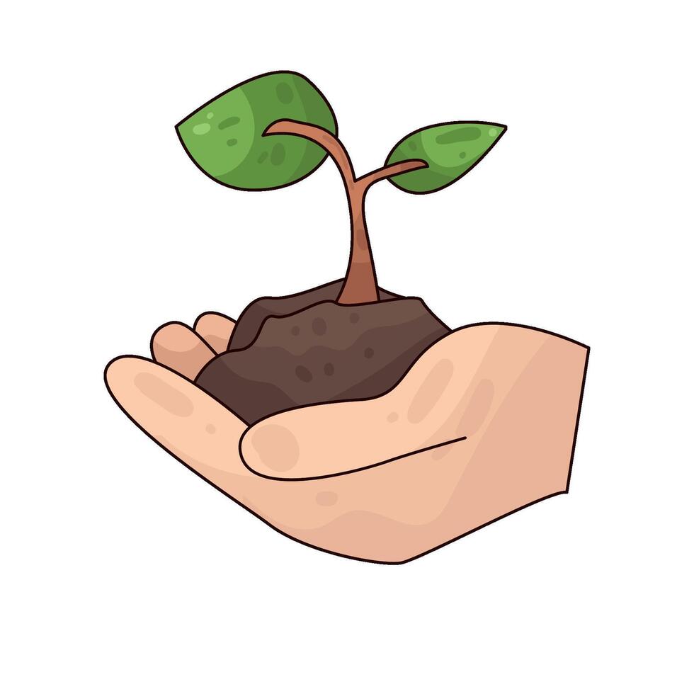 Illustration of sprout vector