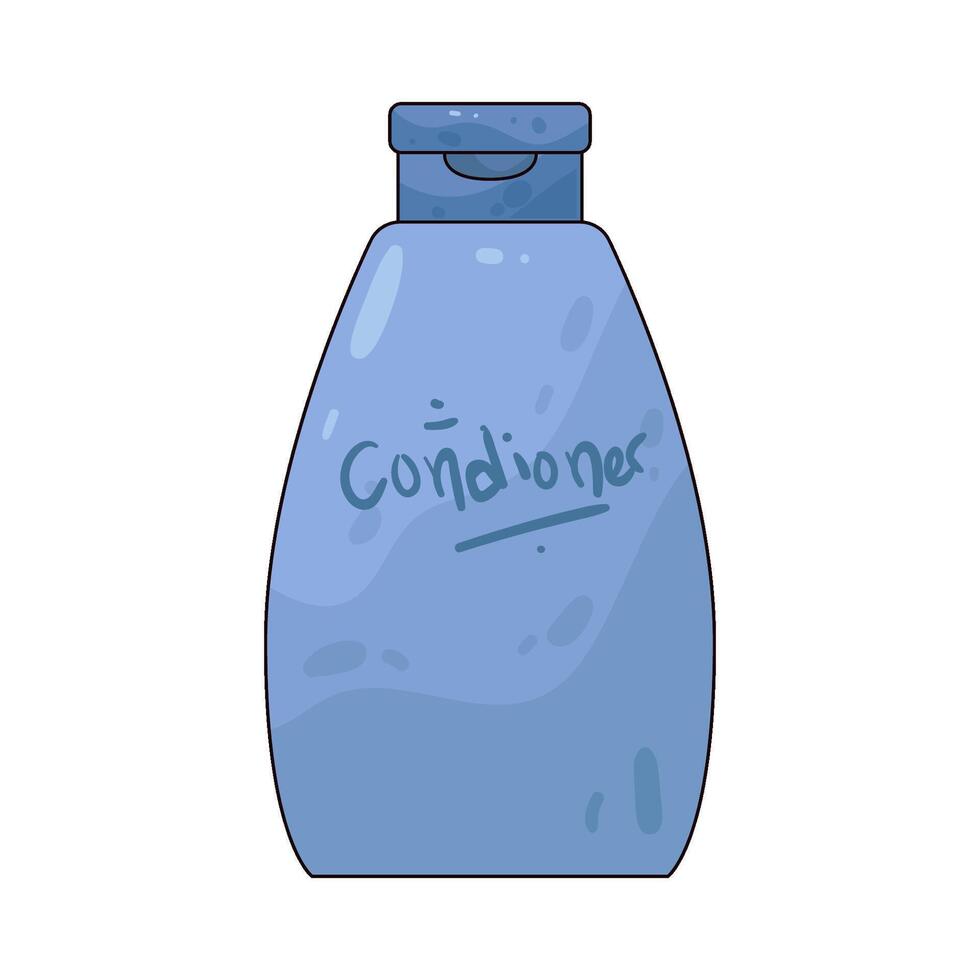 Illustration of conditioner bottle vector