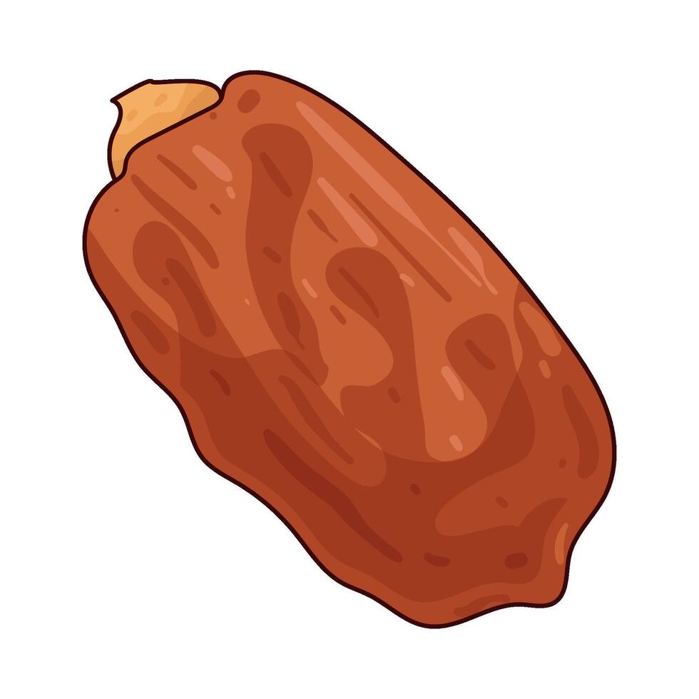 Illustration of date fruit vector