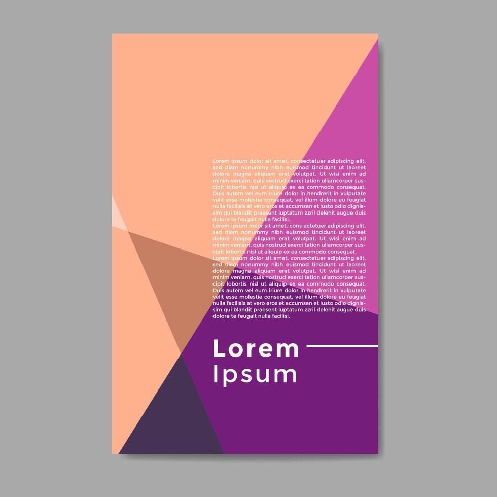 Creative color pastel of poster postcard design background vector