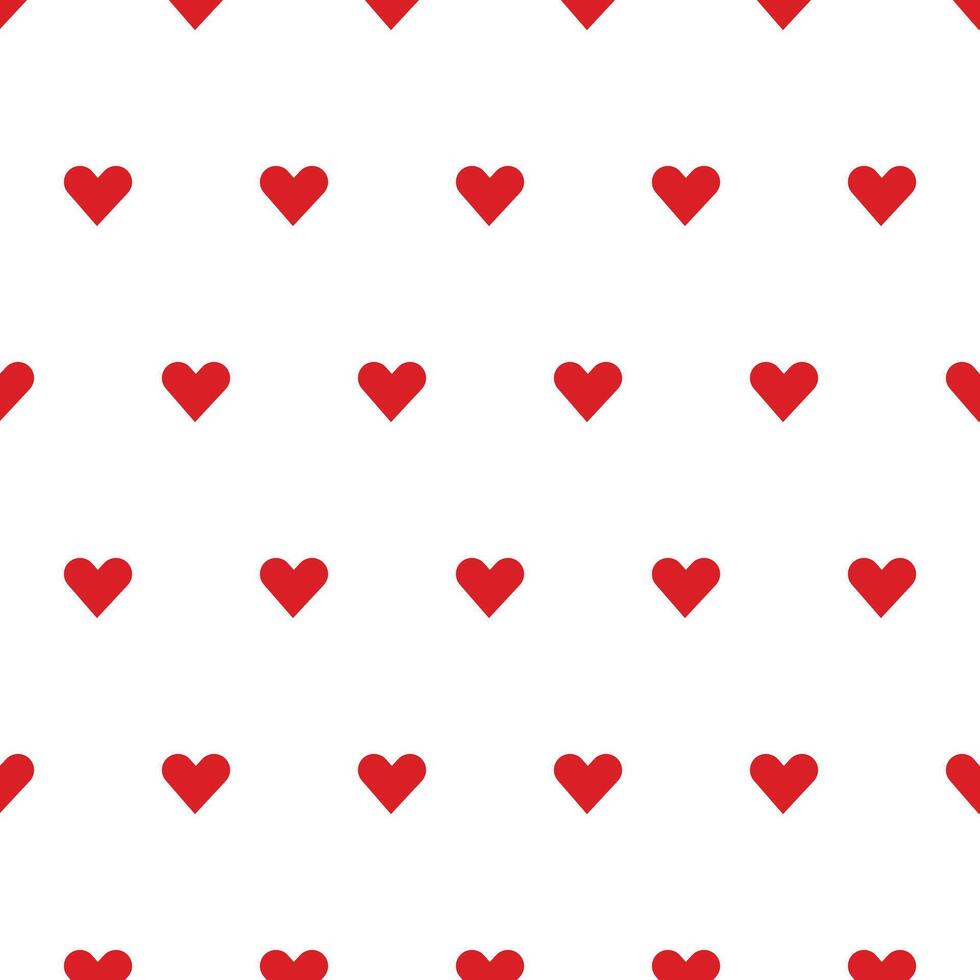 Hearts seamless pattern vector