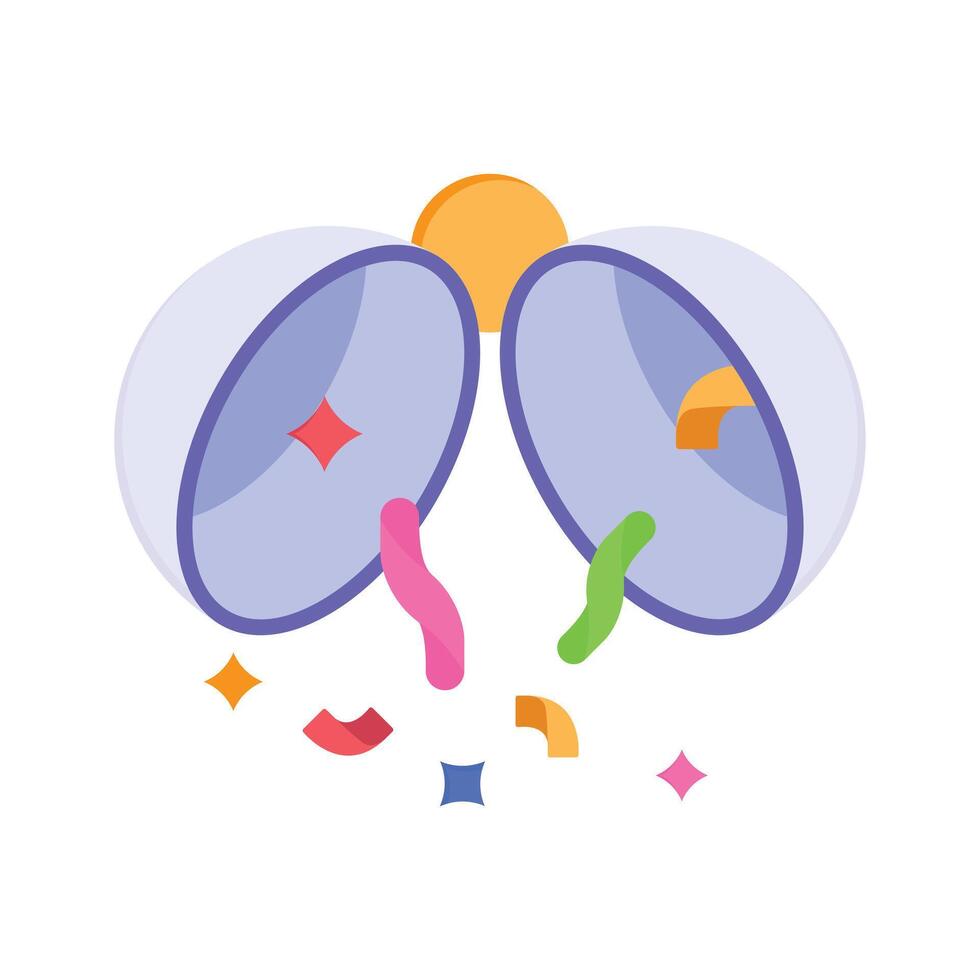 A burst of confetti to brighten any party vector