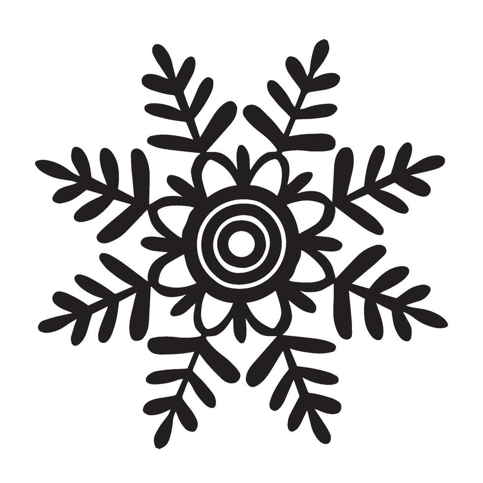Snowflake icon . Graphic illustration for Christmas or New Year design. Ice star for winter holiday wrapping design. Isolated clipart for logo, web design, postcard, print, showcase, sale. vector