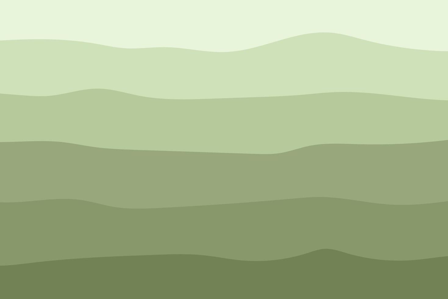 Seamless green waves background template. Abstract background design. vector