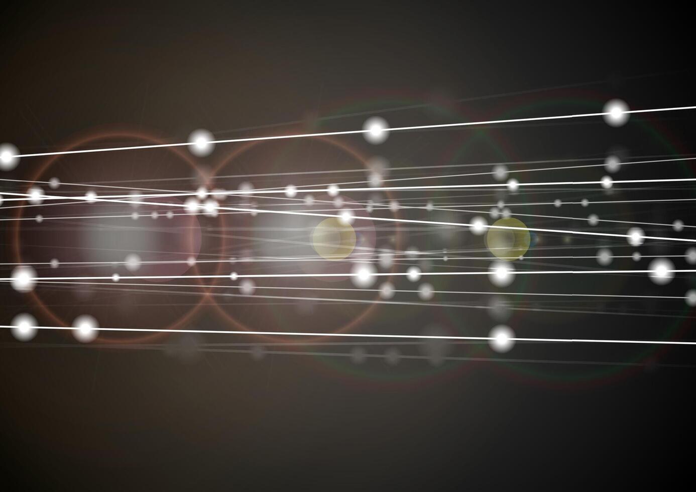 Abstract black shiny garland background vector