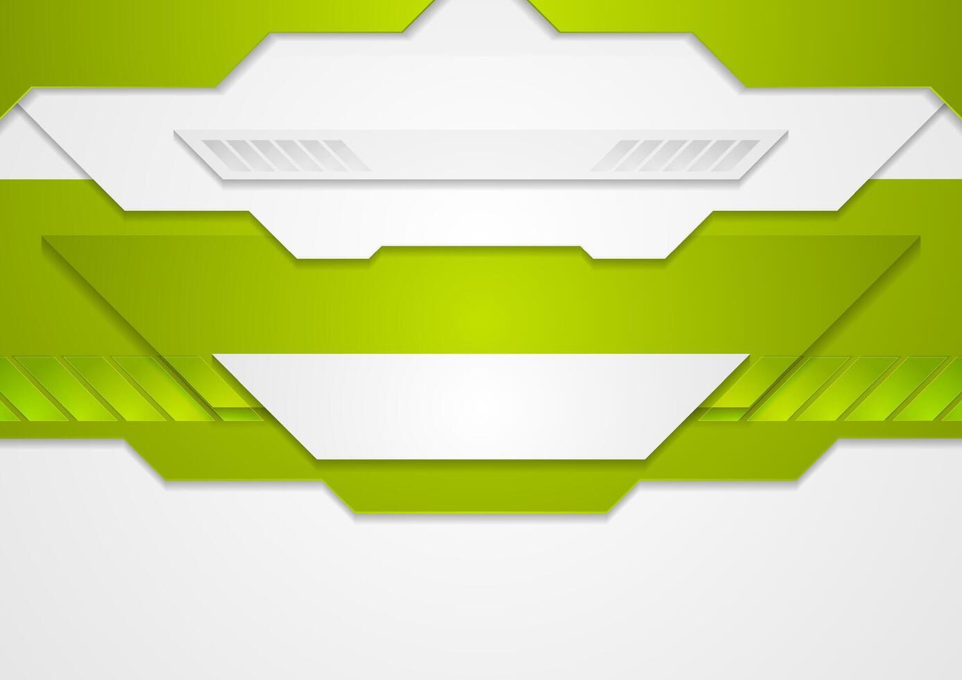Green grey abstract tech brochure background vector
