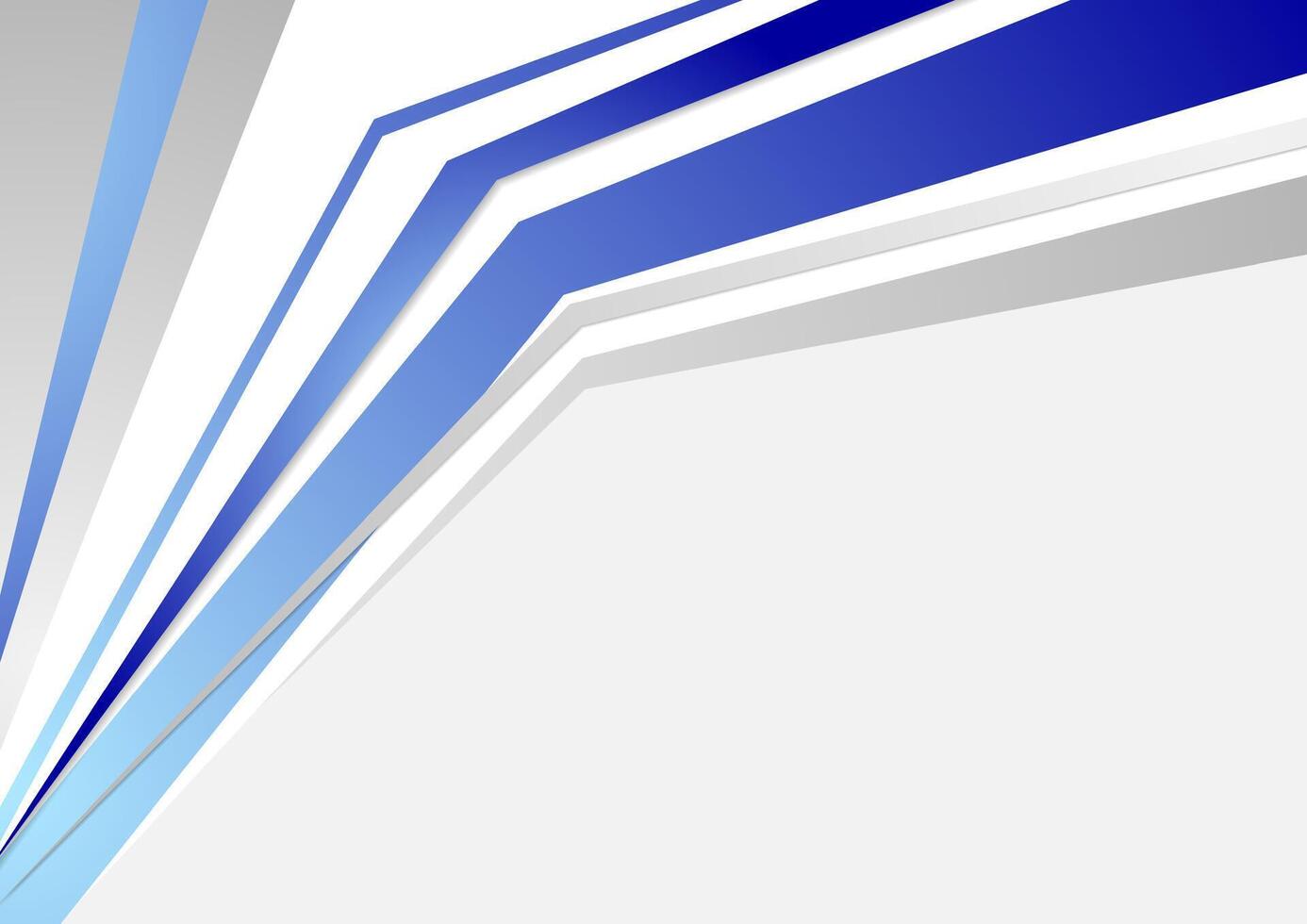 Bright blue tech abstract stripes background vector