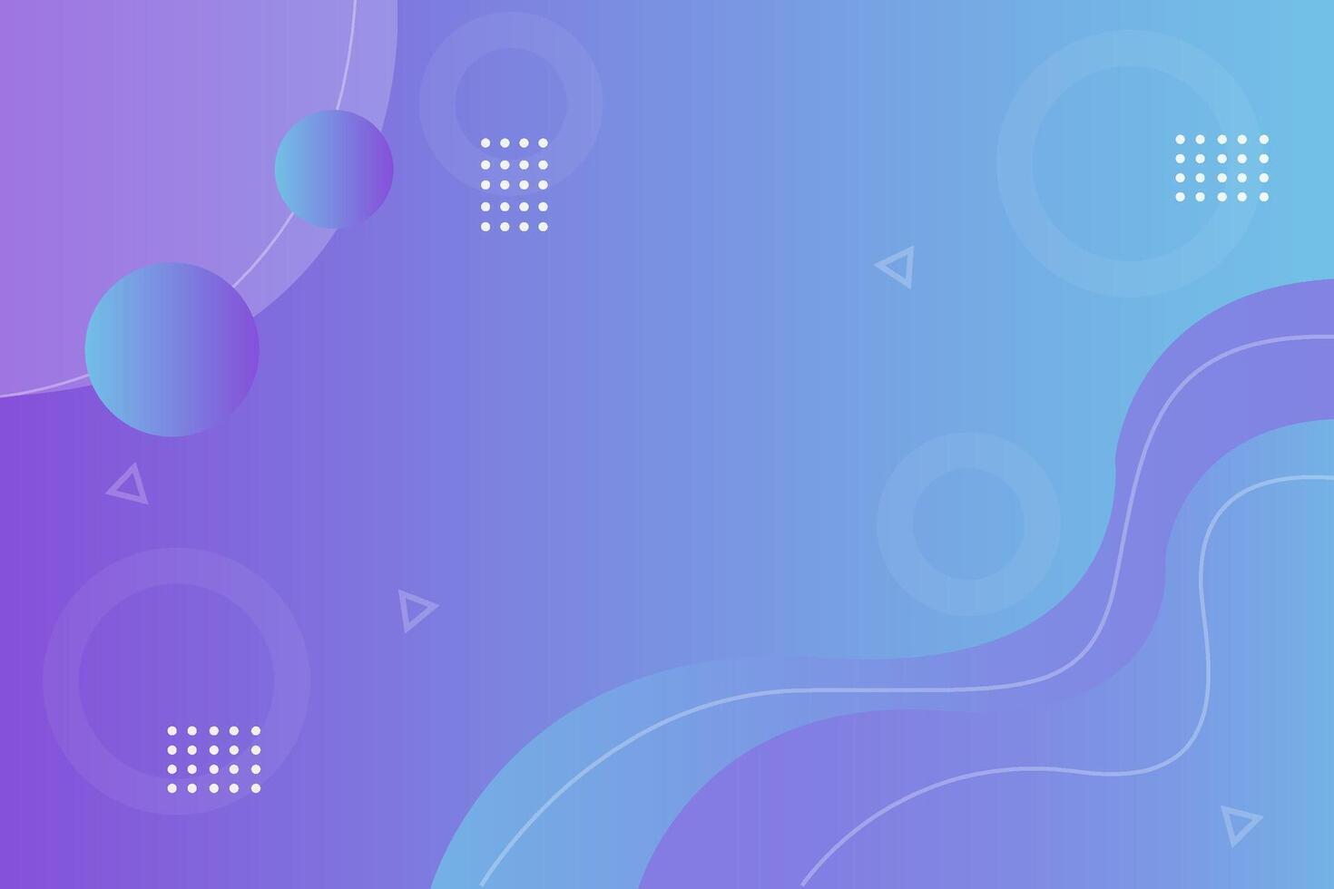 Purple Flat geometric background design template vector