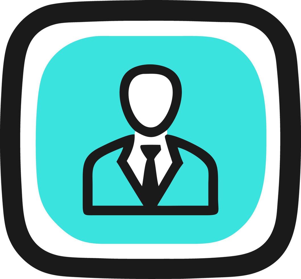 Business Professional Avatar for Corporate and Networking Concepts vector