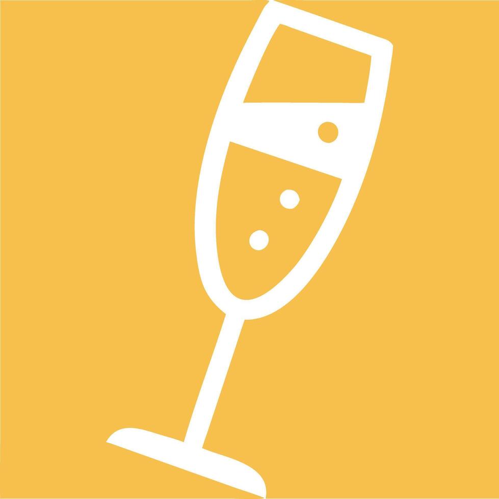 Champagne Glass Celebration for Party and Event Themes vector