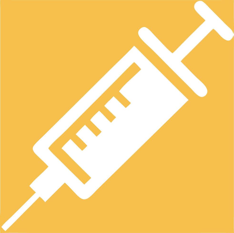 Medical Syringe Illustration for Healthcare and Vaccine Concepts vector