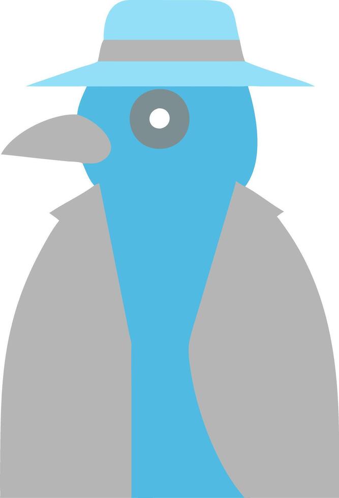 Mysterious Spy Silhouette with Fedora and Trench Coat vector