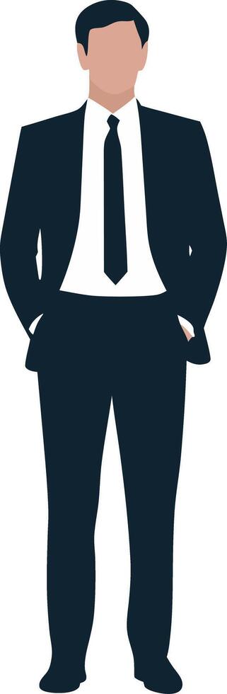 Professional Businessman in Suit Illustration for Corporate Use vector
