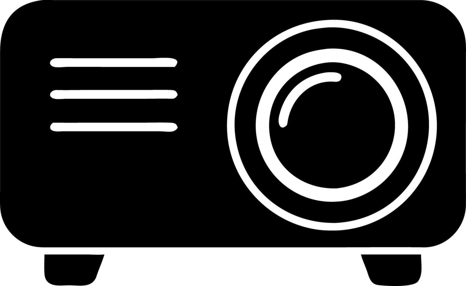 Illustration of a Projector for Presentations and Multimedia Use vector