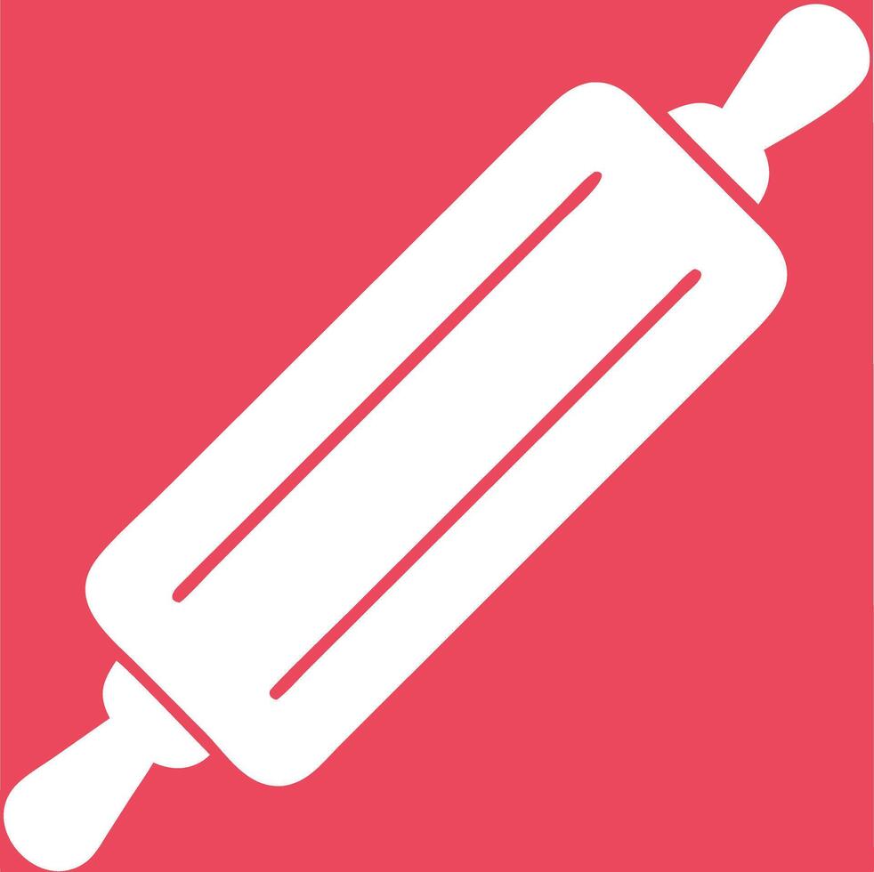 Illustration of Rolling Pin for Baking and Cooking Themes in Vibrant Colors vector