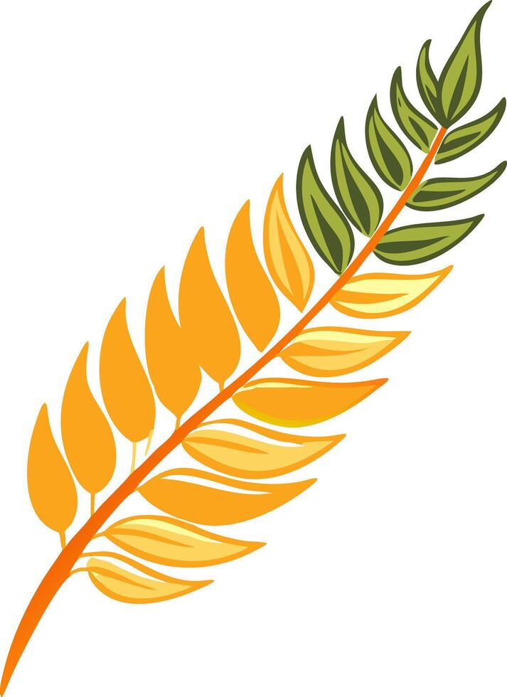 Vibrant Autumn and Spring Leaf Illustration for Nature Design vector