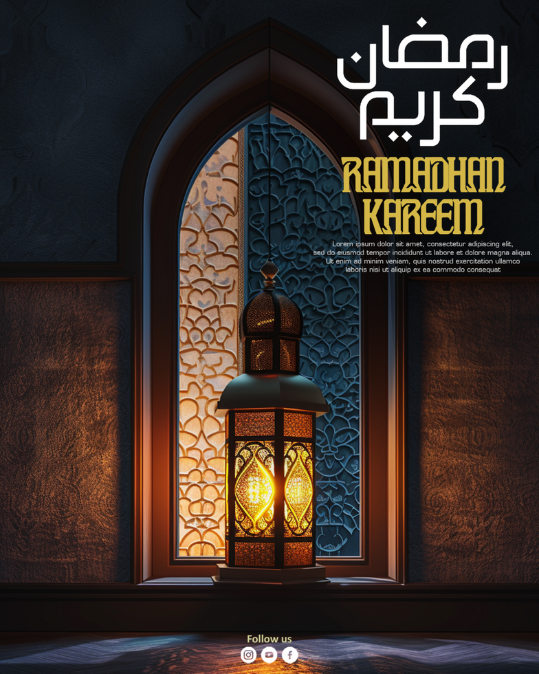 Ramadan Kareem Social Media Post Banner Templates Design psd
