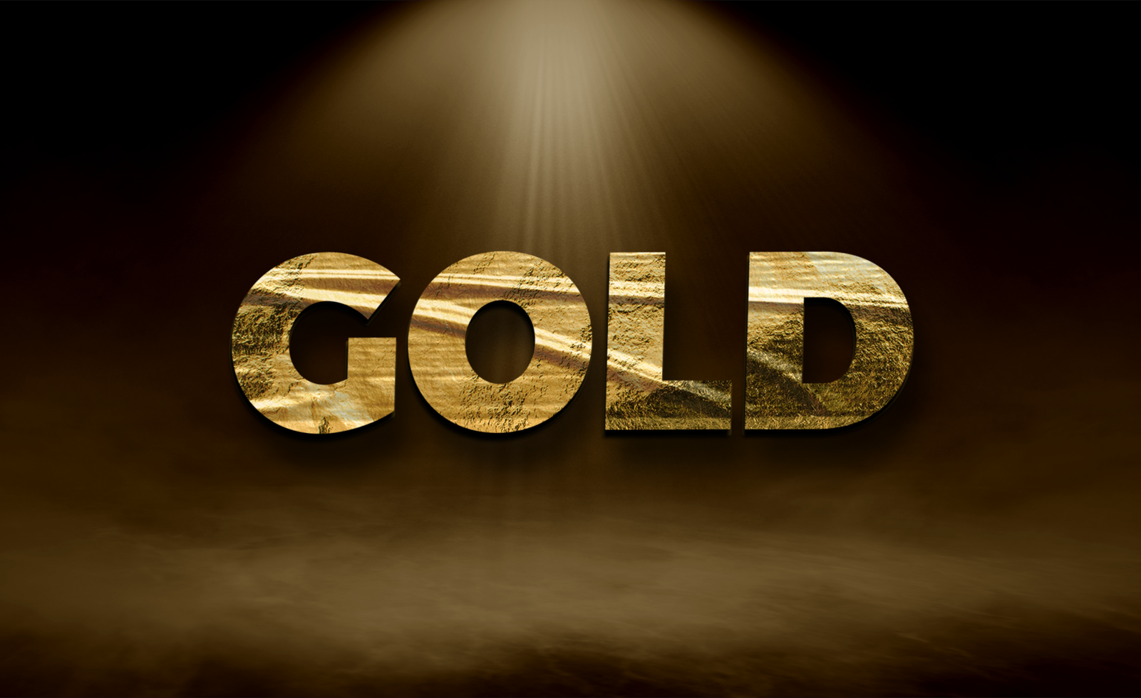 Gold Text Effect psd